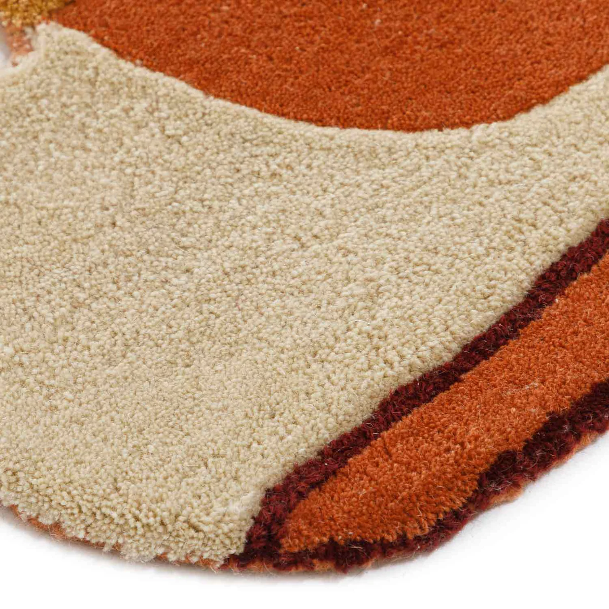 Hotdog Hand Tufted Woollen And Viscose Rug - Image 2